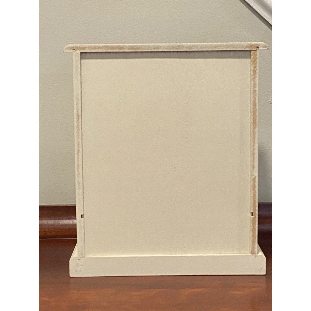 Vintage Jewelry Armoire Box Double Glass Doors, Drawer, Hooks, Pink Velvet Lined